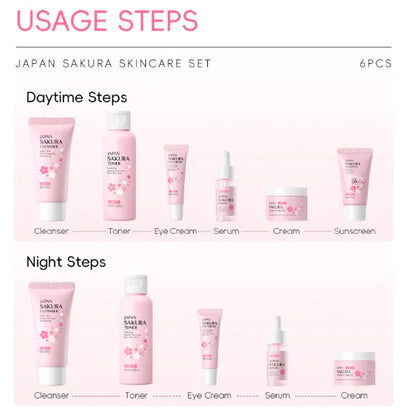 Sakura Skin Care Gift Set